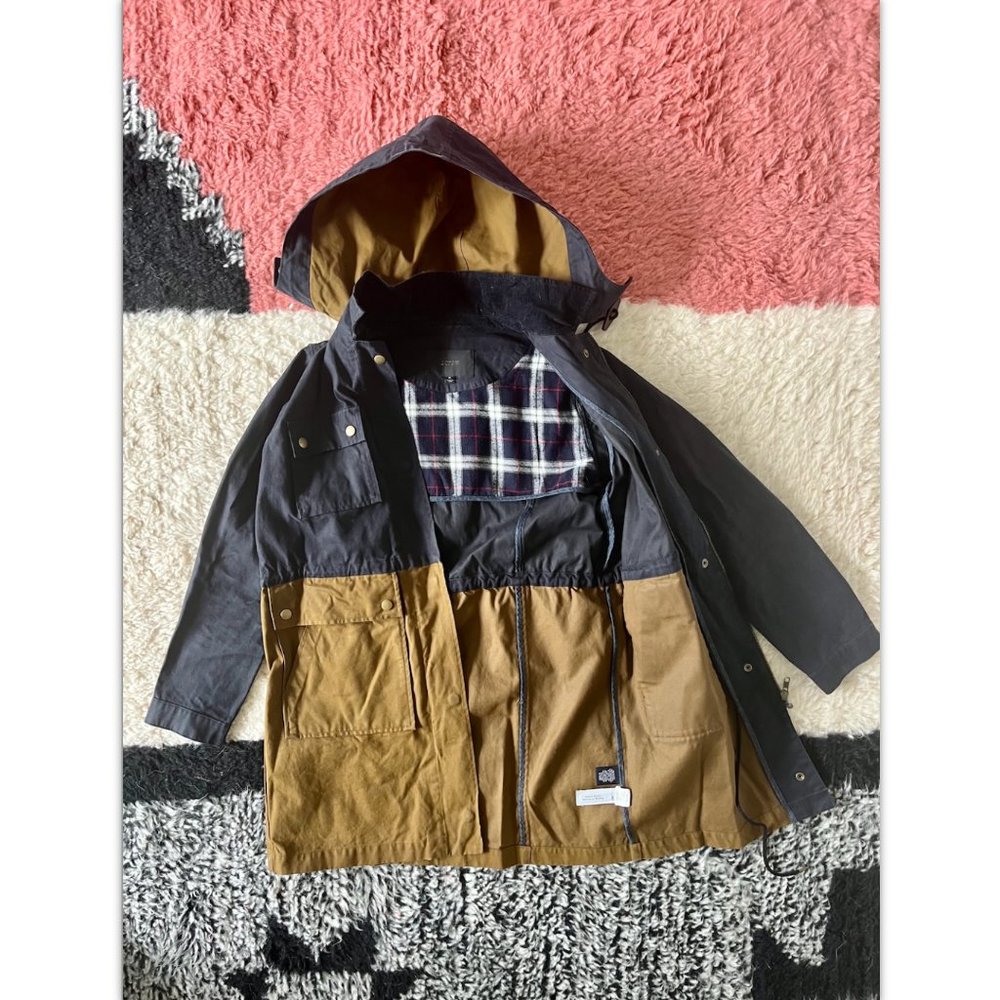 J Crew Block Color Field Jacket In Navy Blue And … - image 3